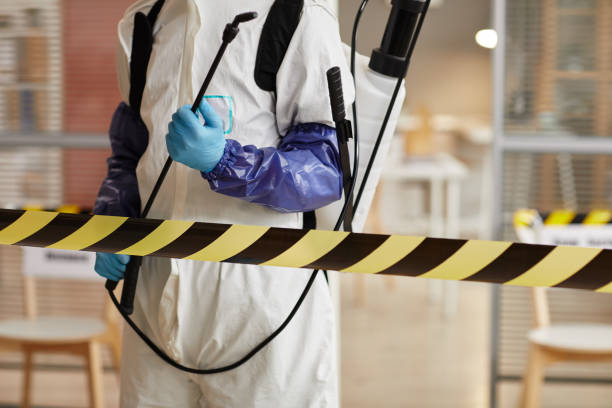 Professional Biohazard technician working in Port O'Connor, TX
